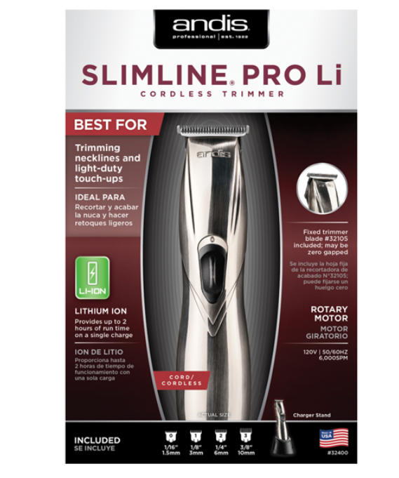 ANDIS 32400 SLIMELINE PRO CORDLESS TRIMMER