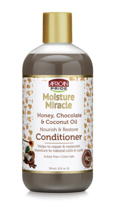 AFRICAN PRIDE MOISTURE MIRACLE CONDITIONER 12 Oz