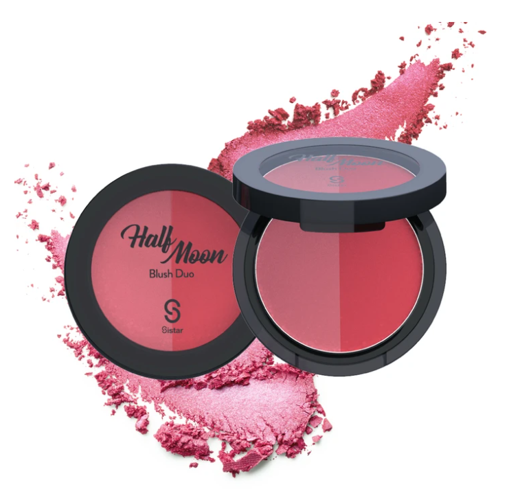 SISTAR COSMETICS - HALF MOON Blush Duo