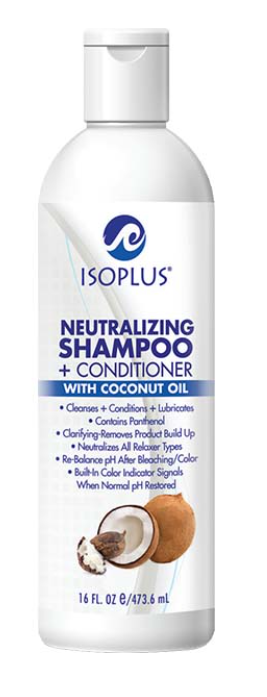 ISOPLUS NEUTRALIZING SHAMPOO + CONDITIONER WITH COCONUT OIL