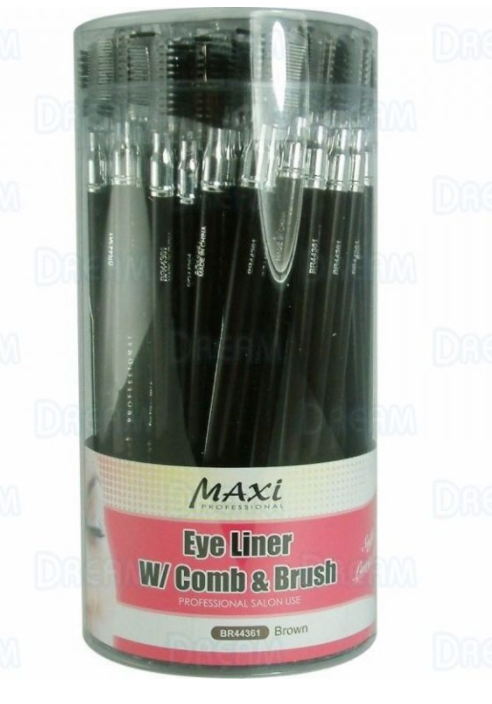 BRITTNY EYE LINER W/COMB & BRUSH - SINGLES