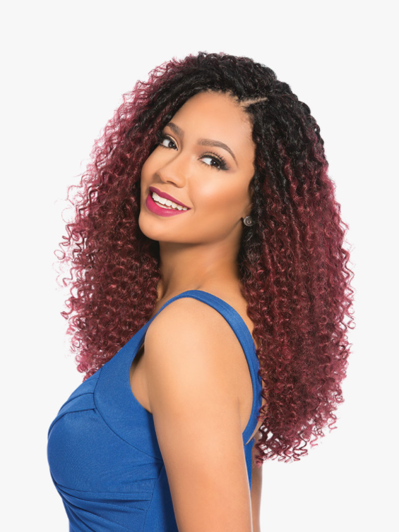 SENSATIONNEL - X-PRESSION - 3X DEEP TWIST OUT 12″ CROCHET BRAIDING HAIR