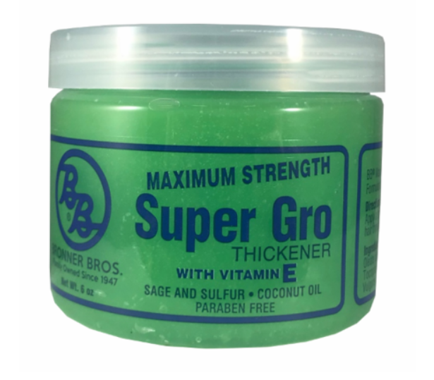 BRONNER BROS. SUPER GRO WITH VITAMIN E MAXIMUM STRENGTH 6OZ