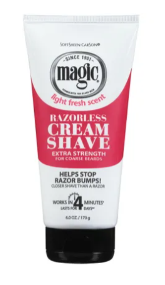 MAGIC RAZORLESS CREAM SHAVE  6OZ