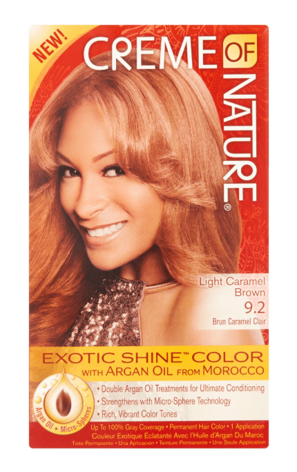 CREME OF NATURE EXOTIC SHINE COLOR PERMANENT HAIR WITH ARGAN OIL