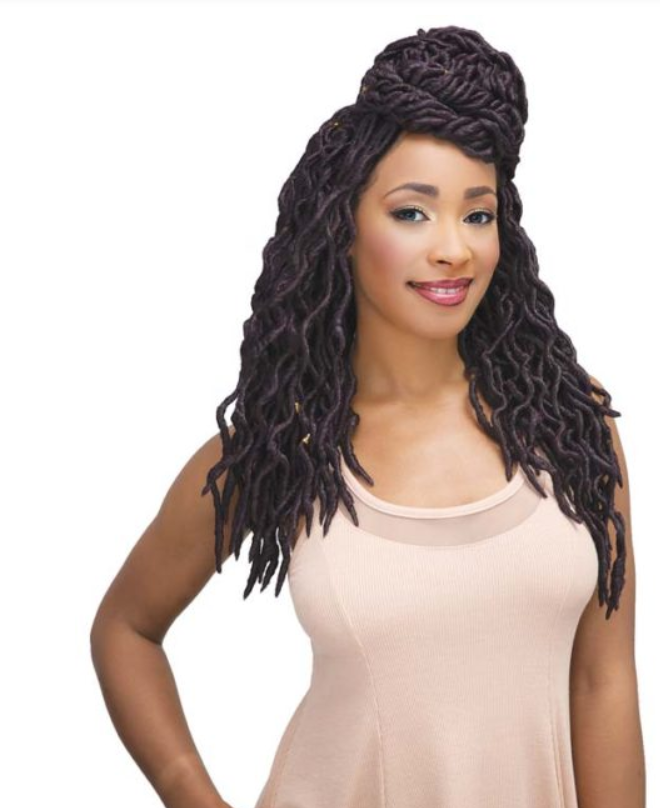JANET COLLECTION - 2X MAMBO WAVE FAUX LOCS 18&quot;