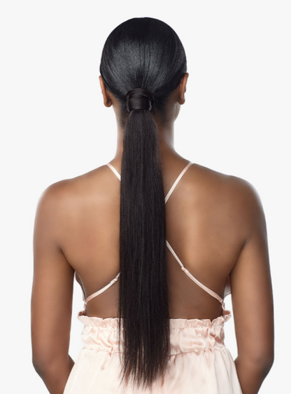 SENSATIONNEL - EMPIRE HUMAN HAIR PONY WRAP YAKI 18 INCHES