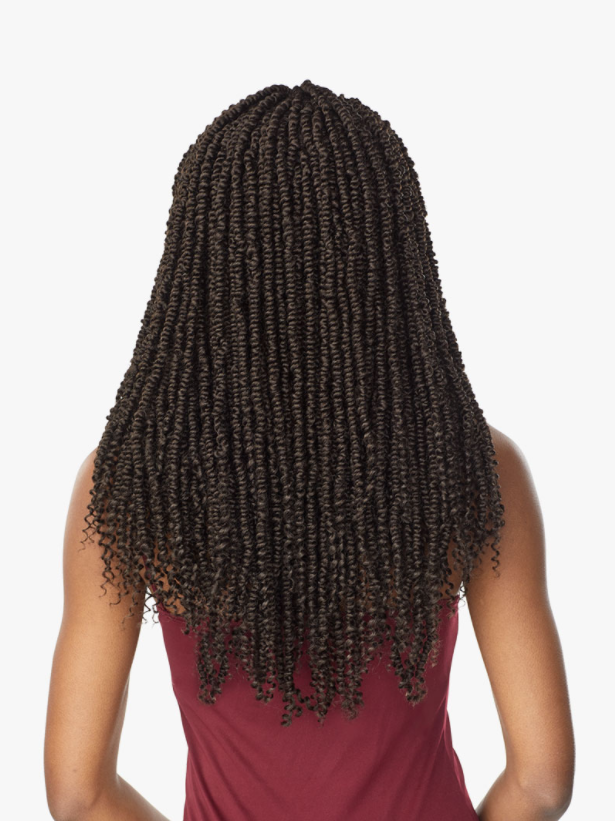 SENSATIONNEL - 2X LULUTRESS SKINNY PASSION TWIST 18&quot; CROCHET BRAIDING HAIR