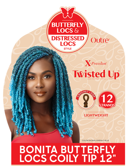 OUTRE - BONITA BUTTERFLY LOCS COILY TIP 12″