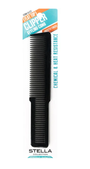 STELLA COLLECTION - FLAT TOP CLIPPER STYLING COMB
