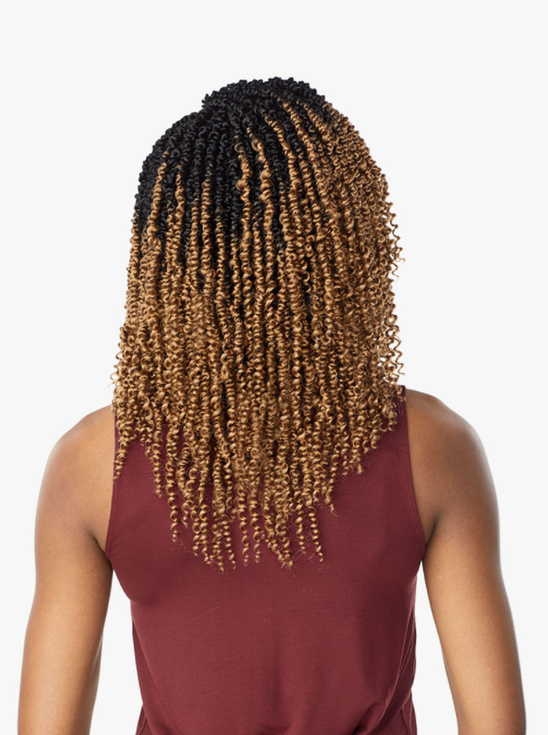 SENSATIONNEL - 2X LULUTRESS SKINNY PASSION TWIST 12&quot; CROCHET BRAIDING HAIR