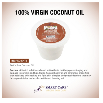 SMART CARE 100% VIRGIN COCONUT OIL 8OZ