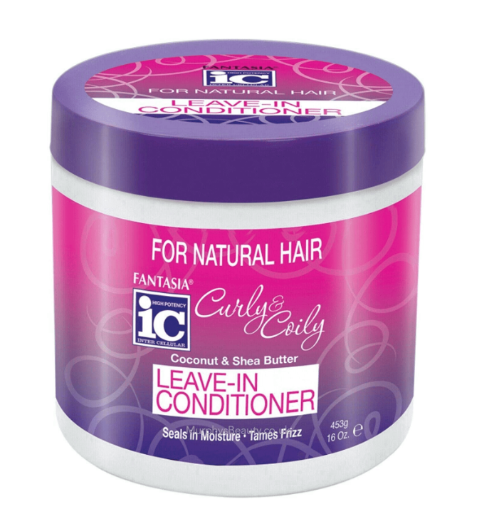 IC CURL &amp; COILY COCONUT &amp; SHEA BUTTER LEAVE IN CONDITIONER 16OZ