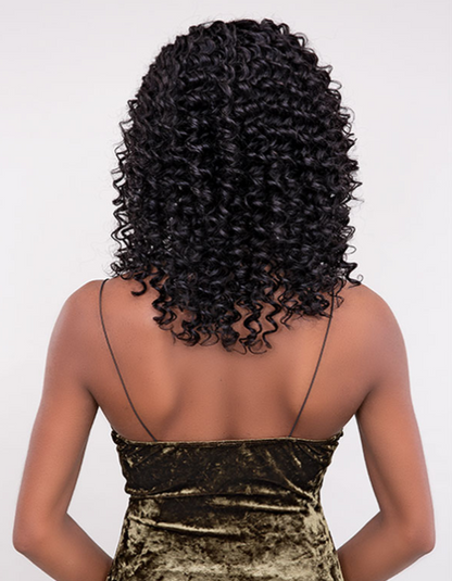 JANET COLLECTIONS - REMY DEEP PART LACE BOHEMIAN 16&quot; WIG