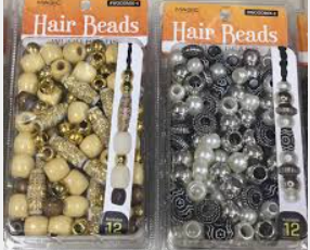 MAGIC COLLECTION WOODEN HAIR BEADS