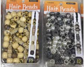 703 Pieces Wooden Hair Beads Set Including 200 Philippines