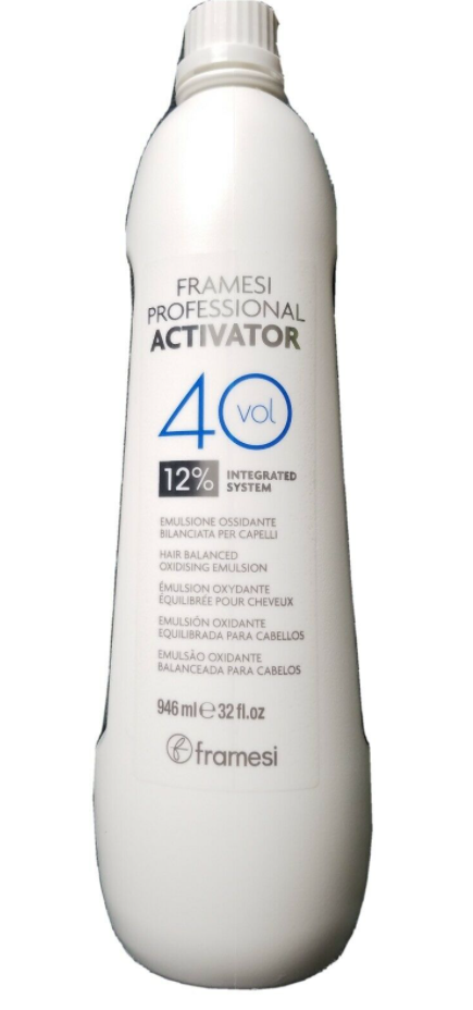 Framesi Professional 40 Volume 12 Hair Color Activator / Developer 32 FL Oz