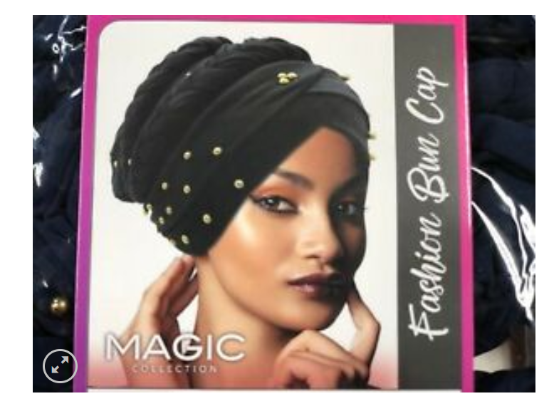 MAGIC COLLECTION FASHION BUN CAP