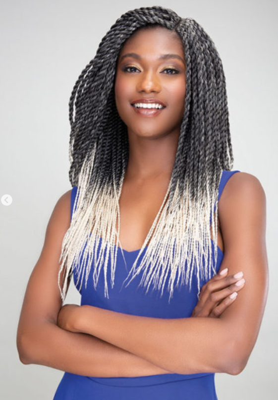 JANET COLLECTION - 4X EZ SENEGALESE TWIST BRAID 18&quot;