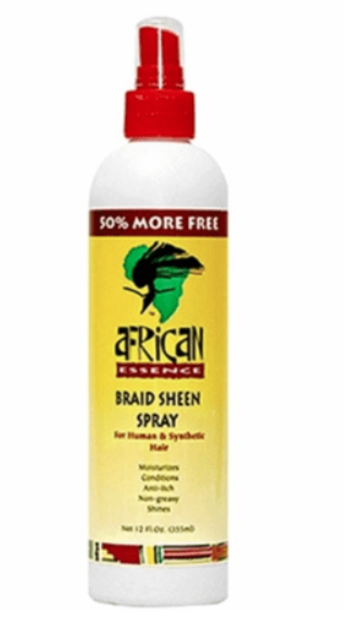 AFRICAN ESSENCE BRAID SHEEN SPRAY (12OZ)