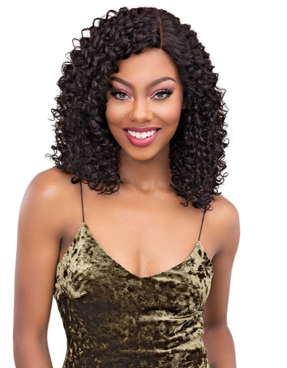 JANET COLLECTIONS - REMY DEEP PART LACE BOHEMIAN 18&quot; WIG