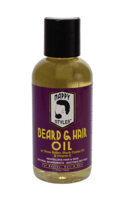 NAPPY STYLES BEARD &amp; HAIR OIL 4OZ