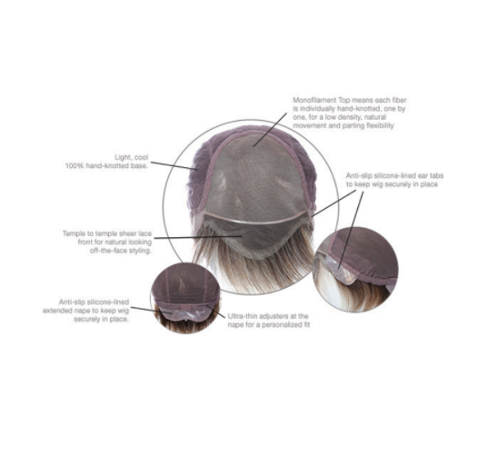 HIM SYNTHETIC MEN WIG  - CHISELED