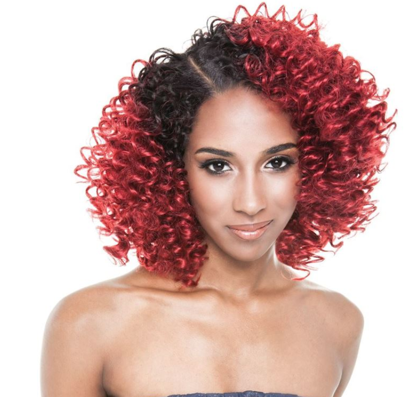 ENCHANTRESS - BRAZILIAN OMBRE  - TONI CURL 4PCS 8&quot;/10&quot;/12&quot;/14&quot; WEAVING HAIR