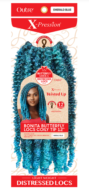 OUTRE - BONITA BUTTERFLY LOCS COILY TIP 12″