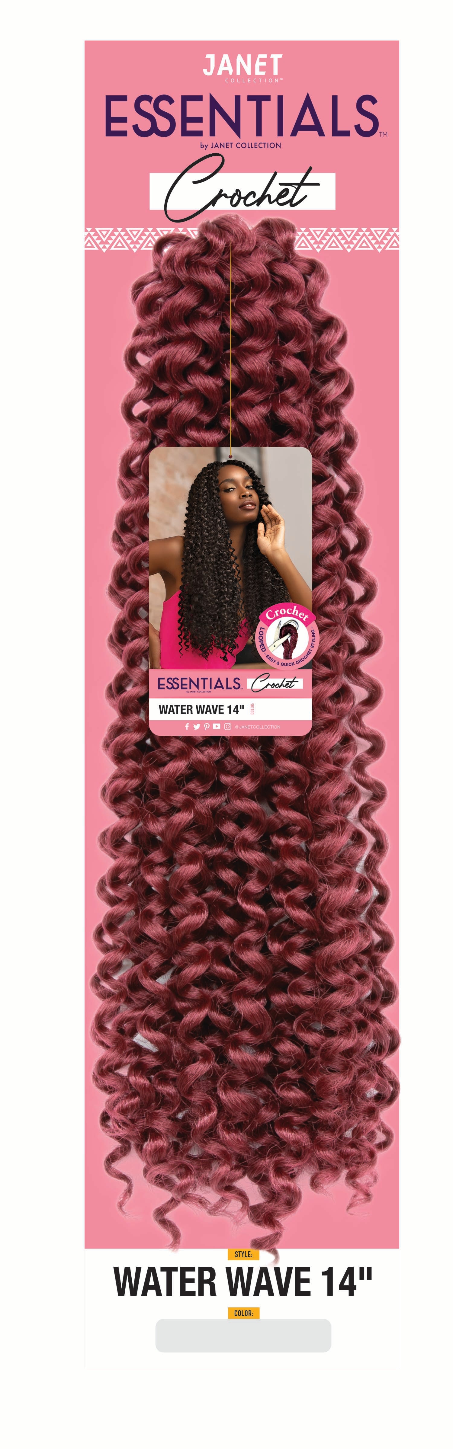 JANET COLLECTION ESSENTIALS WATER WAVE 14&quot;