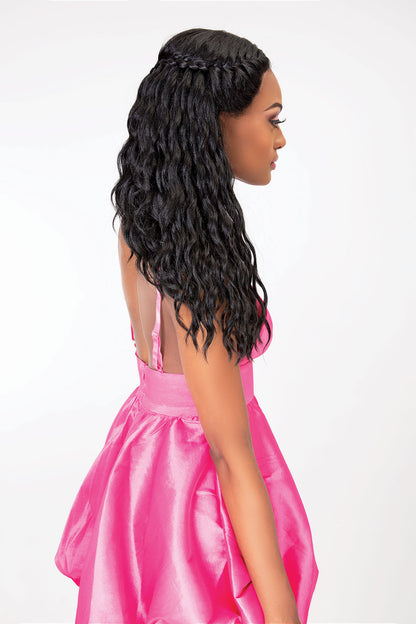 JANET COLLECTIONS EXTENDED PART LACE BRAID LAYLA WIG