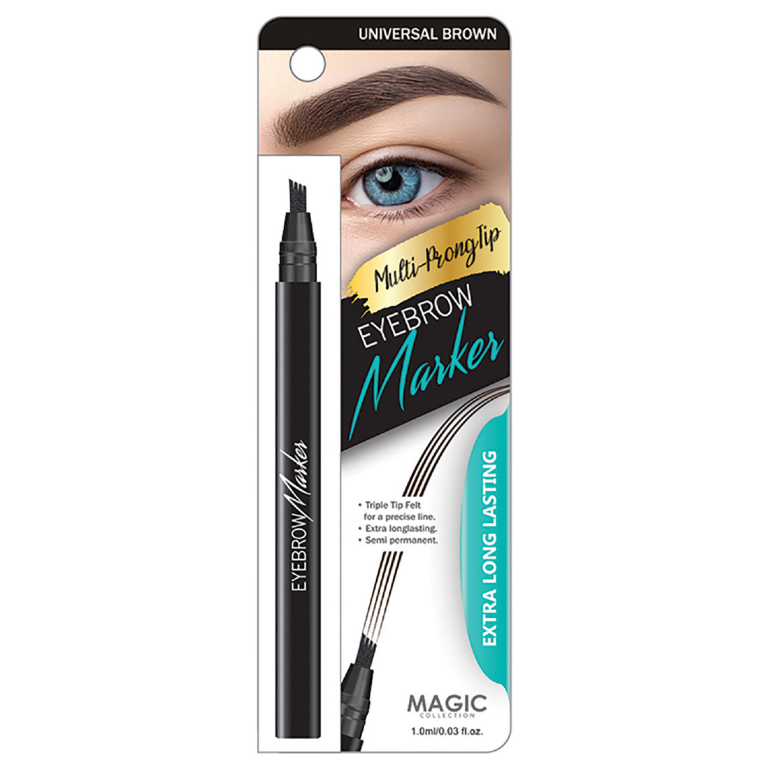 MAGIC COLLECTION - EYEBROW MARKER - UNIVERSAL BROWN