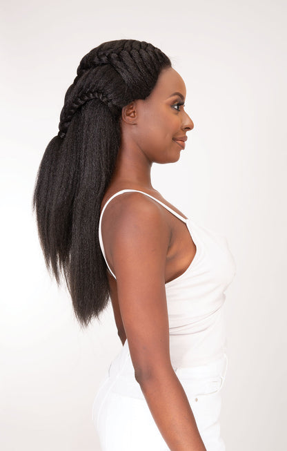 JANET COLLECTIONS - NATURAL ME LACE BRAID LULU WIG
