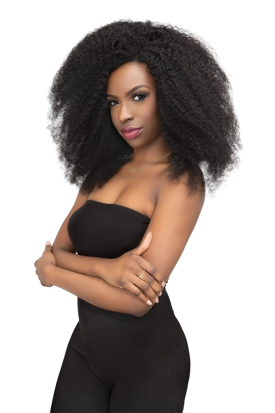 JANET COLLECTION - NATURAL ME 4C KINKY CLIP-INS 8PCS