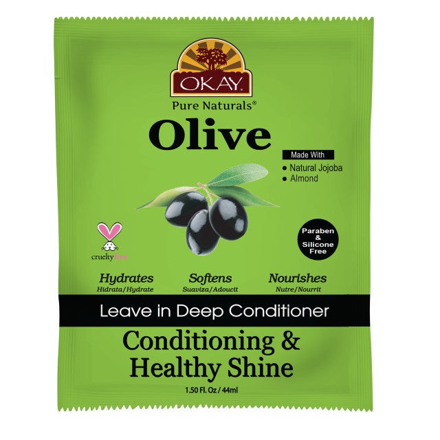 OKAY LEAVE-IN DEEP CONDITIONER PACKETTES 1.25 OZ