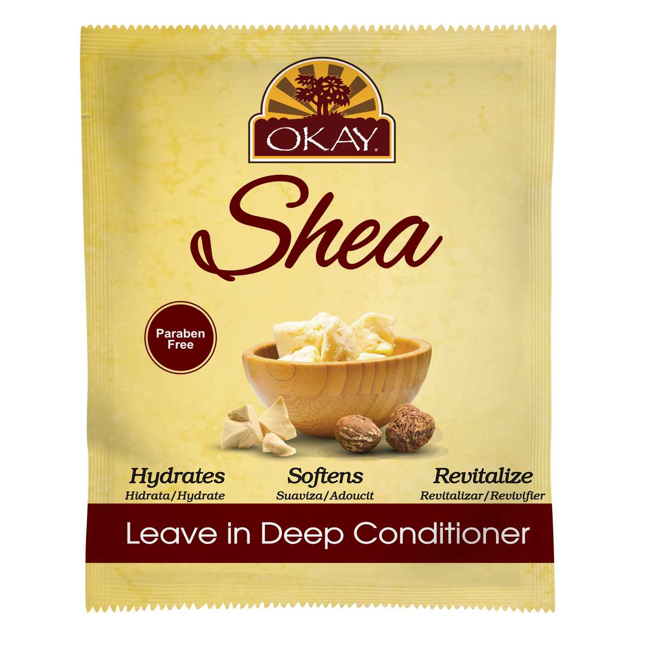 OKAY LEAVE-IN DEEP CONDITIONER PACKETTES 1.25 OZ