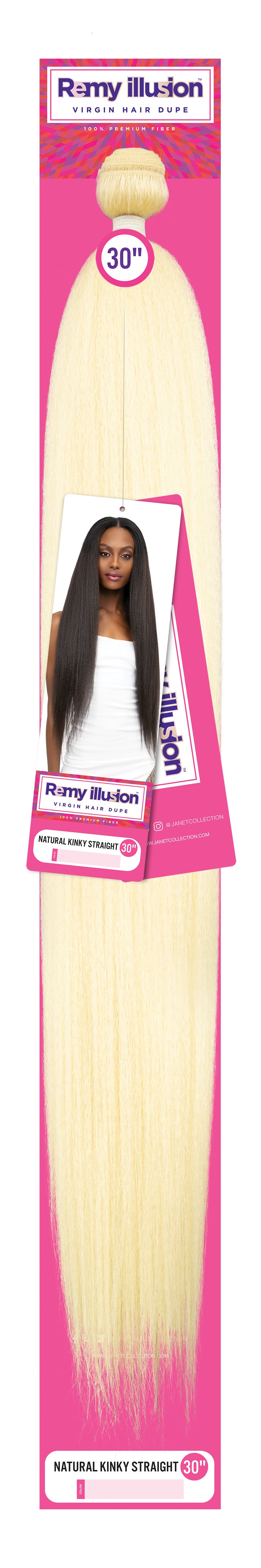 JANET COLLECTIONS - REMY ILLUSION NATURAL KINKY STRAIGHT