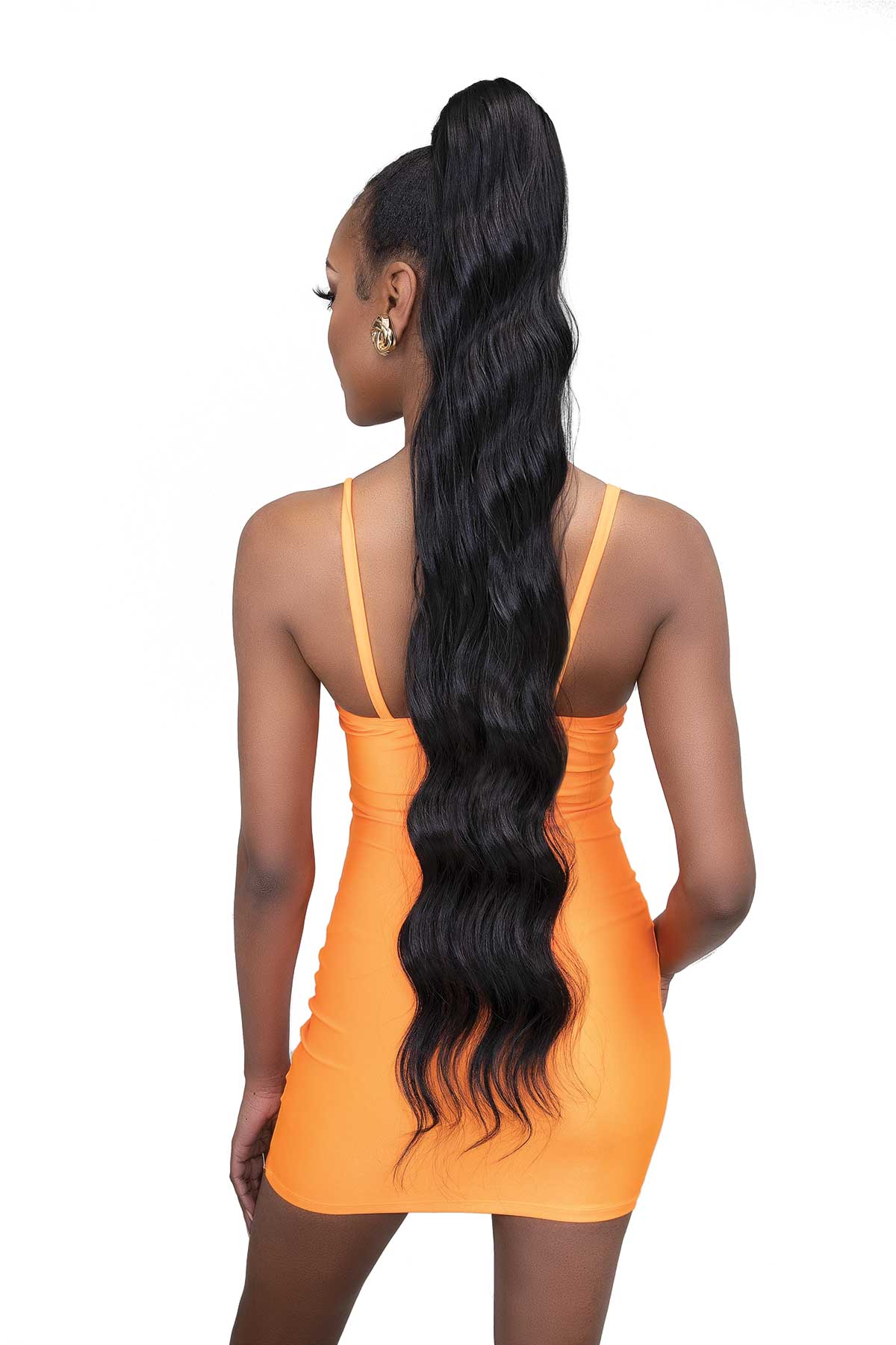 JANET ESSENTIALS  - SNATCH WRAP BODY PONY TAIL - 32&quot;