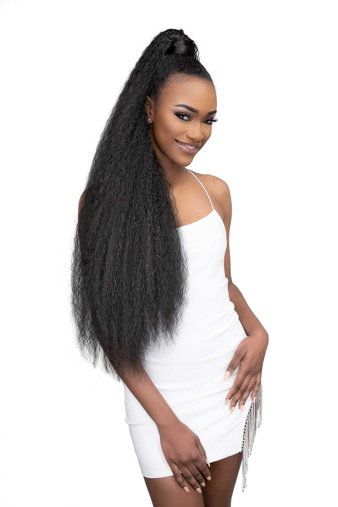 JANET ESSENTIALS - SNATCH WRAP FRENCH PONY TAIL - 32"