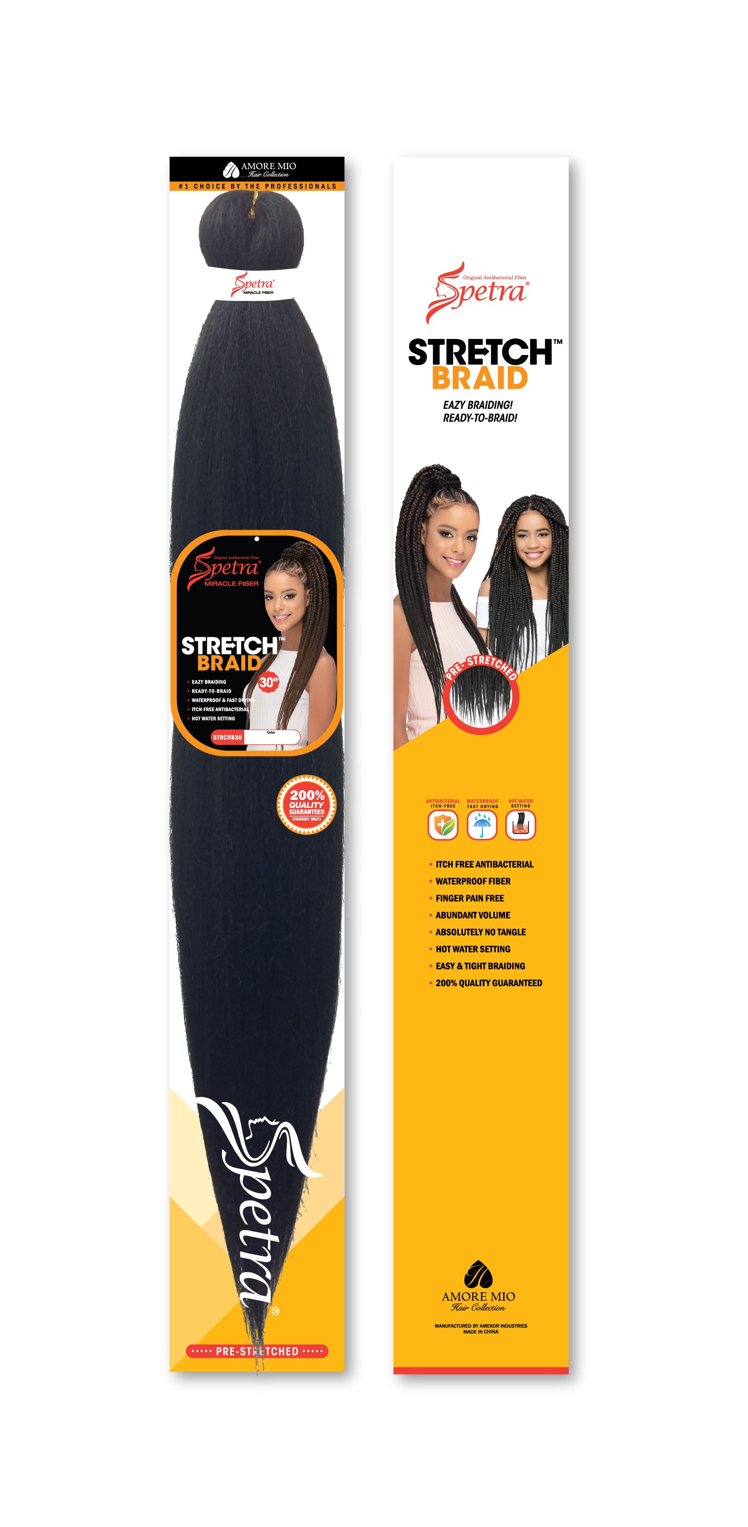 AMORE-MIO SPECTRA STRETCH BRAID 30&quot; SINGLE PACK