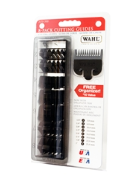 WAHL PREMIUM CUTTING GUIDES 8 PC PACK 