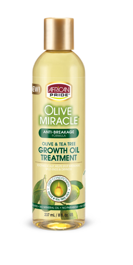 AFRICAN PRIDE OLIVE MIRACLE GROWTH OIL TREATMENT 8 oz