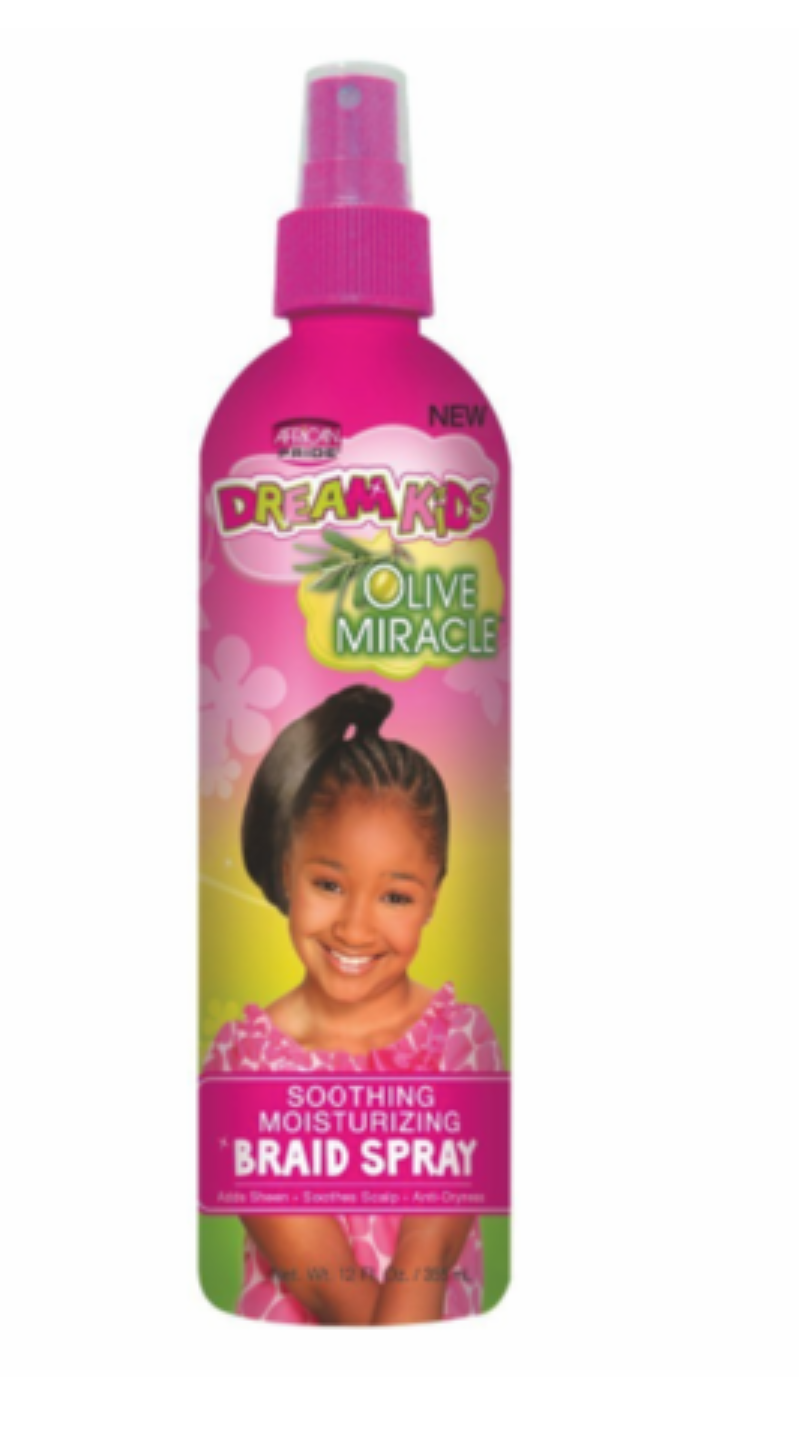 AFRICAN PRIDE DREAM KIDS OLIVE MIRACLE BRAID SPRAY 12 oz