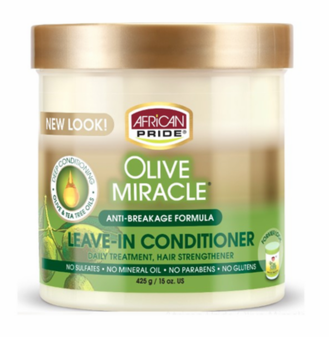 AFRICAN PRIDE OLIVE MIRACLE LEAVE-IN CONDITIONER 15 oz