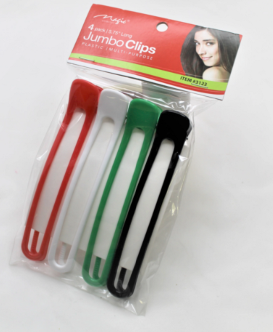 MAGIC COLLECTION  4 PIECES OF JUMBO CLIPS -  5.75&quot; LONG