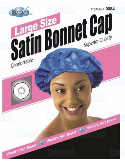 DREAM WORLD -  LARGE SATIN DELUXE LUXURY BONNET CAP