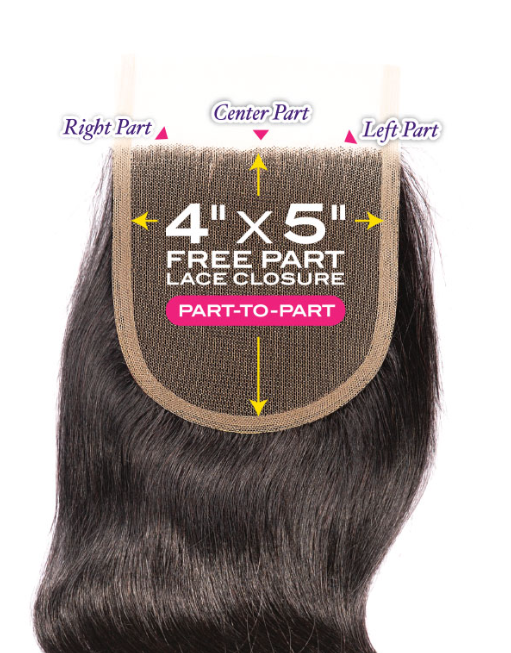 MELT 4X5 HD LACE FRONTAL CLOSURE -  BODY