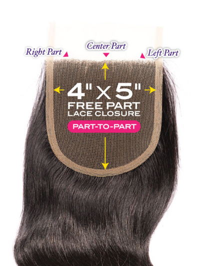 MELT 4X5 HD LACE FRONTAL CLOSURE -  BODY