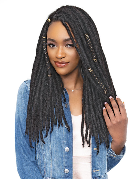 JANET COLLECTION - LOC N ROLL 100% HUMAN HAIR LOCS