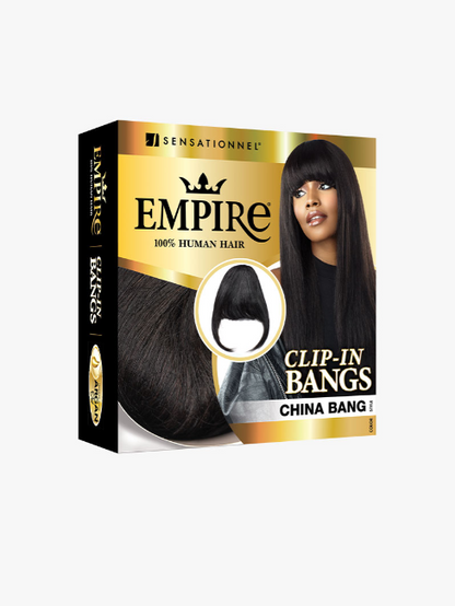 SENSATIONNEL - EMPIRE CLIP-IN CHINA BANGS